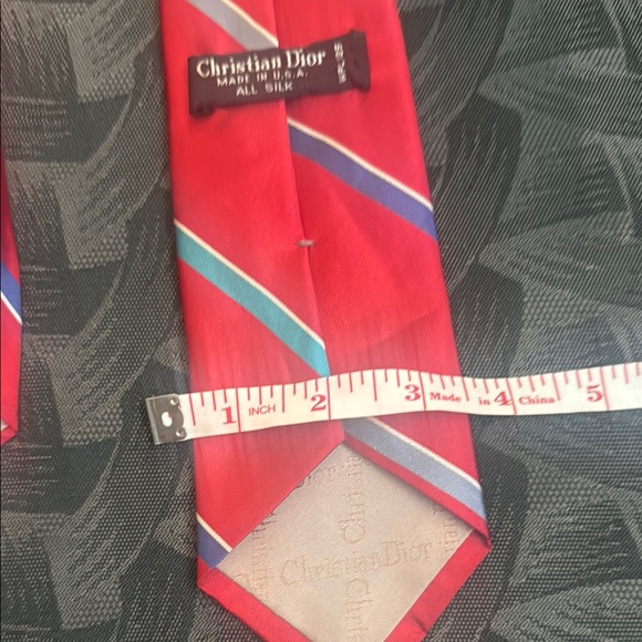 VTG Christian Dior Power Tie all silk President CEO Boss - Picture 4 of 4
